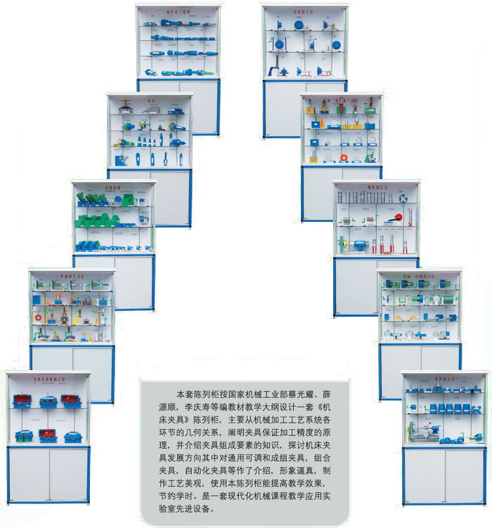 机床夹具设计示教陈列柜